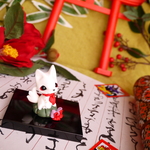 和茶座犬のミニフィギュア♪