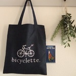 【再販∞】自転車刺繍のトートバッグ