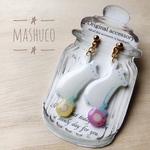 ぶらさがりくまちゃんピアス