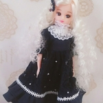 リカちゃんジェニーちゃん 22、27cmドール 服 ワンピース  no.45