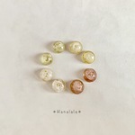 お好きなカラーで小さな華を耳元に✳︎ゼリーみたいな紫陽花ドームピアス ミニver.