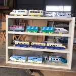 プラレール＆トミカwoodshelf 
