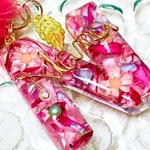 カプア♡イニシャルキーホルダー（ピンク）