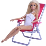 1台 ビーチチェア プール 海水浴 カスタム ドール用品 ドールハウス