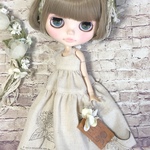 1326 紫陽花のナチュラルなワンピース  Blythe ブライス アウトフィット