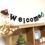 welcomeガーランド🍄