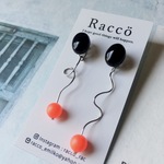2way twist pierce (イエロー、レッド)ステンレスピアス