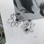 個性的 ワイヤーピアス ワイヤー ピアス シルバーピアス