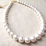 ハンドメイド§コットンパール ネックレス