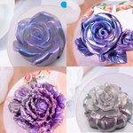 4点セット 3D花型 705~707.710  シリコンモールド