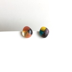 色ガラス1粒ピアス_7