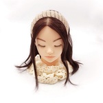 秋色シンプルヘアバンド【SALE】ベージュ