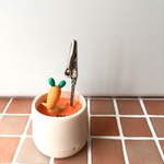 野菜人メモスタンド🥕人参スープ🥕