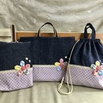 お花の入園入学３点セット