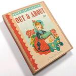 【ミニ蛇腹ファイル】BOOK型 ミニおすそ分けファイル レトロガール 洋書絵本風 送料無料
