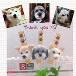 tukuchan…様専用♡クリップわんこ 毛糸わんこ(mii wool&wool)