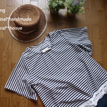 SALE*(M)ニットマリンストライプTシャツ