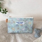 LIBERTY カードポーチ ラミネート加工〈Audley オードリー〉★リバティ りばてぃ