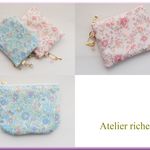 Ｐさまご予約品　LIBERTY　Butterfly Garden　バタフライガーデン　6P　◆ビニコのクリアminiポーチ　