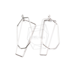 ERG-1046-R【2個入り】レイヤードダングルチャーム,Layered Geometric Dangle