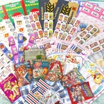 紙モノ レトロアニマル  おすそ分けファイル  チケット ハンドメイド