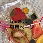 kuuさま専用ページ