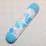 水筒肩紐カバー☆蝶々りぼん☆水色