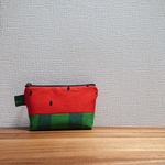 スイカのポーチ［S］black🍉