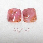 ＊現品＊ニュアンス 赤べっこう フットネイル