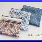 Yさまご予約品　LIBERTY　Felicite　53L　wファスナークリアminiポーチ　&　Maisie　3B　クリアminiポーチ　ほか