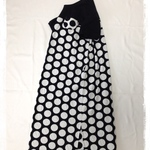 【SALE】maffonドット柄☆ゆったりロングなワンピース