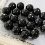 10mm＊10個＊ブラックアクリルビーズ＊ 