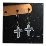 SWAROVSKIクロス✞クリスタルピアス／イヤリング