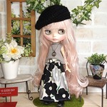 No.1682  グレートップスと北欧花柄のスカート
