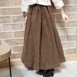 スカート.ドール洋服(茶系)
