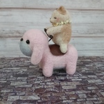 羊毛フェルト  うさぎカー猫さん🐱