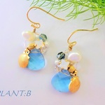 《outletsale》きらめき紡ぐサマービジューピアス(イヤリング)