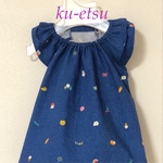 キュートなキャミソールワンピース ネイビー