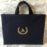イニシャル刺繍入り レッスンバック☆2点分