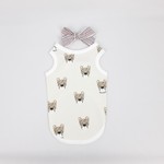 犬服・チーター柄のタンクトップ