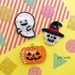 ビーズ刺繍のハロウィン　※受注制作