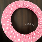 ☆フープカバー ピンクドット☆