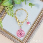 水引　花火のバッグチャーム　(色変更可能)