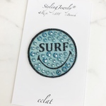 【リピ】スワロフスキーSURFにこちゃんシール デコステッカー  スタイリングジュエリー