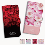 スマホケース 全機種対応 手帳型 iPhone Xpeira Galaxy AQUOS HUAWEI Android One RICH GARDEN 花柄 COLLECTION かわいい デザイン