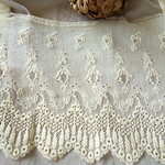 フランス 幅広アンティークレース ※汚れあり 20%off