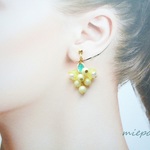 彩り☆ミモザ☆イヤリングorピアス