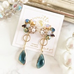 Green bijo clear pierce