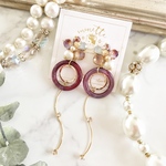 Bordeaux ring ＆wave pierce