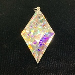 虹の結晶 ムーンボウ 菱形  ペンダントMB-031